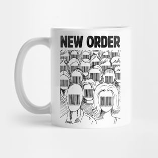 Barcode face New Order Mug